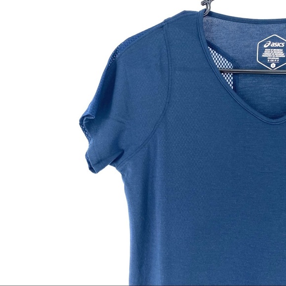 Asics Women's V-Neck Short Sleeve Running Top - S - Picture 3 of 7